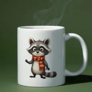 Mug Hiver animal