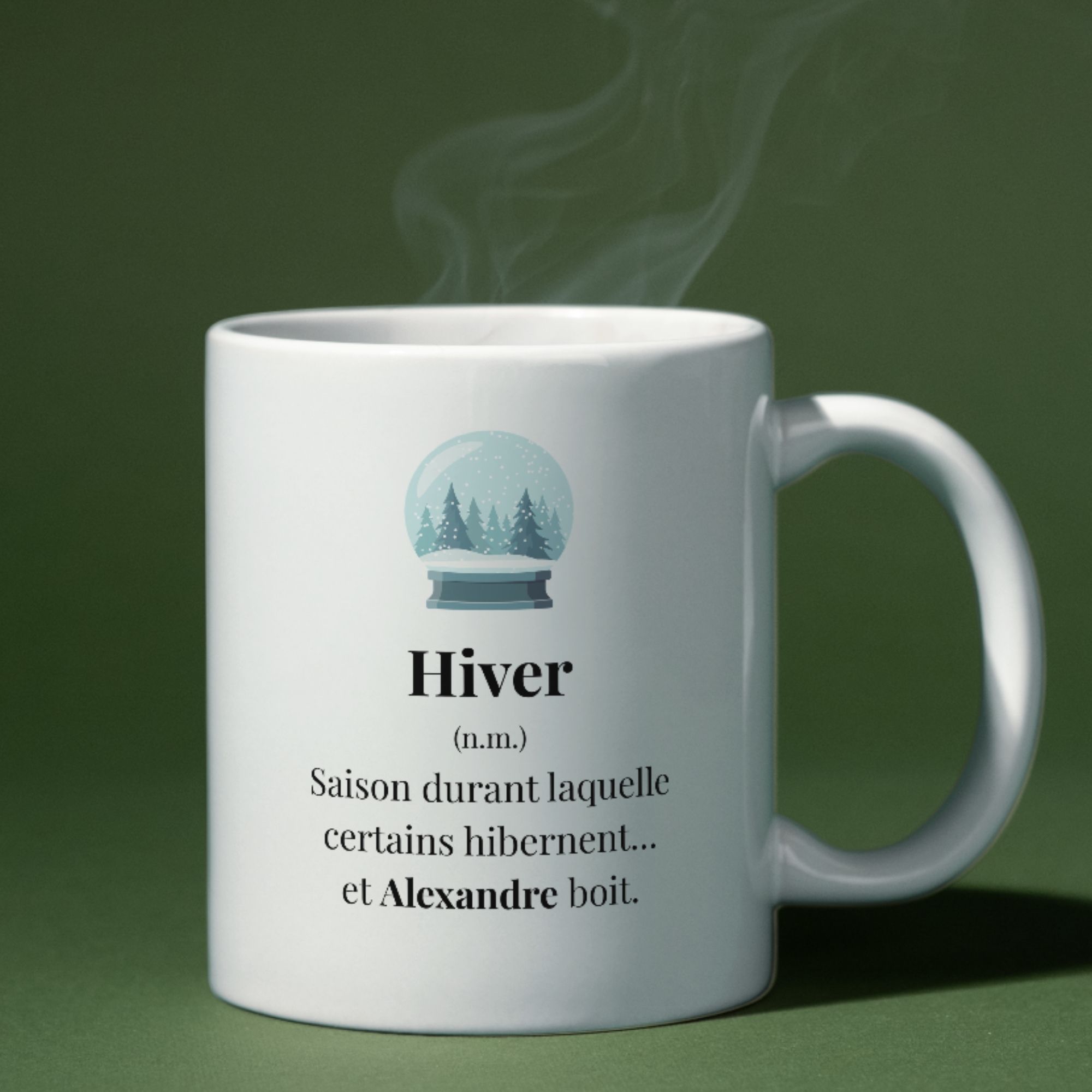 Mug Définition Hiver à personnaliser 1 Mug Définition Hiver à personnaliser