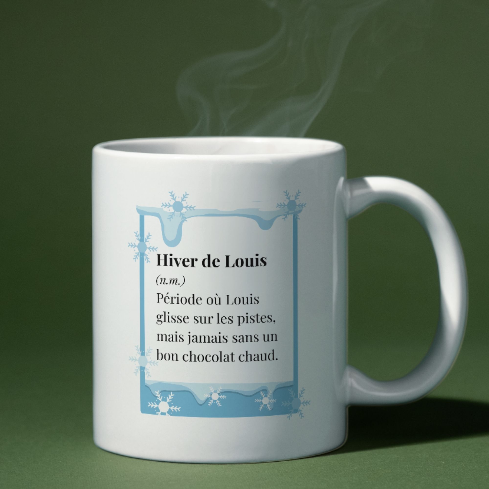 Mug Définition Hiver customisable 1 Mug Définition Hiver customisable