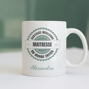 Mug Certifiée Meilleure Maitresse