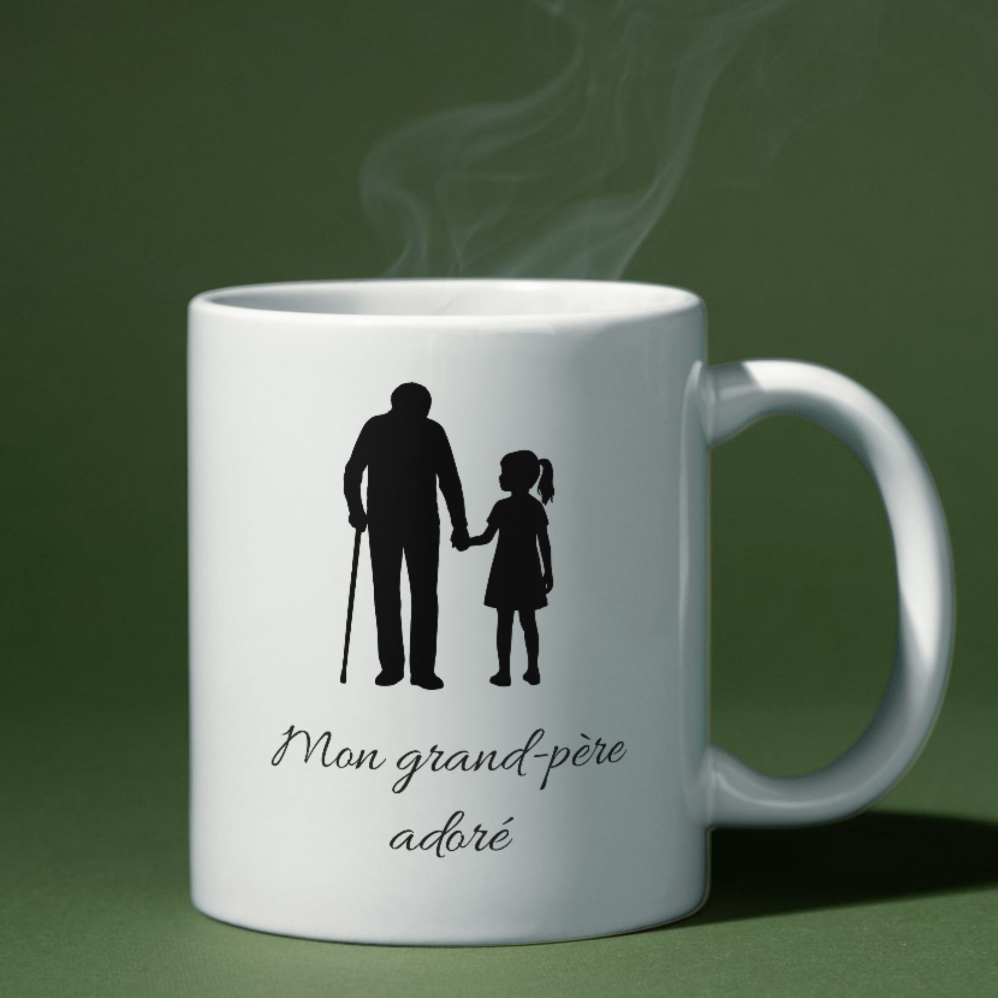 Mug Mon Grand-Père Adoré pour Petite Fille 1 Mug Mon Grand-Père Adoré pour Petite Fille