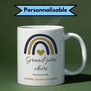 Mug Grand-Père Chéri Arc En Ciel
