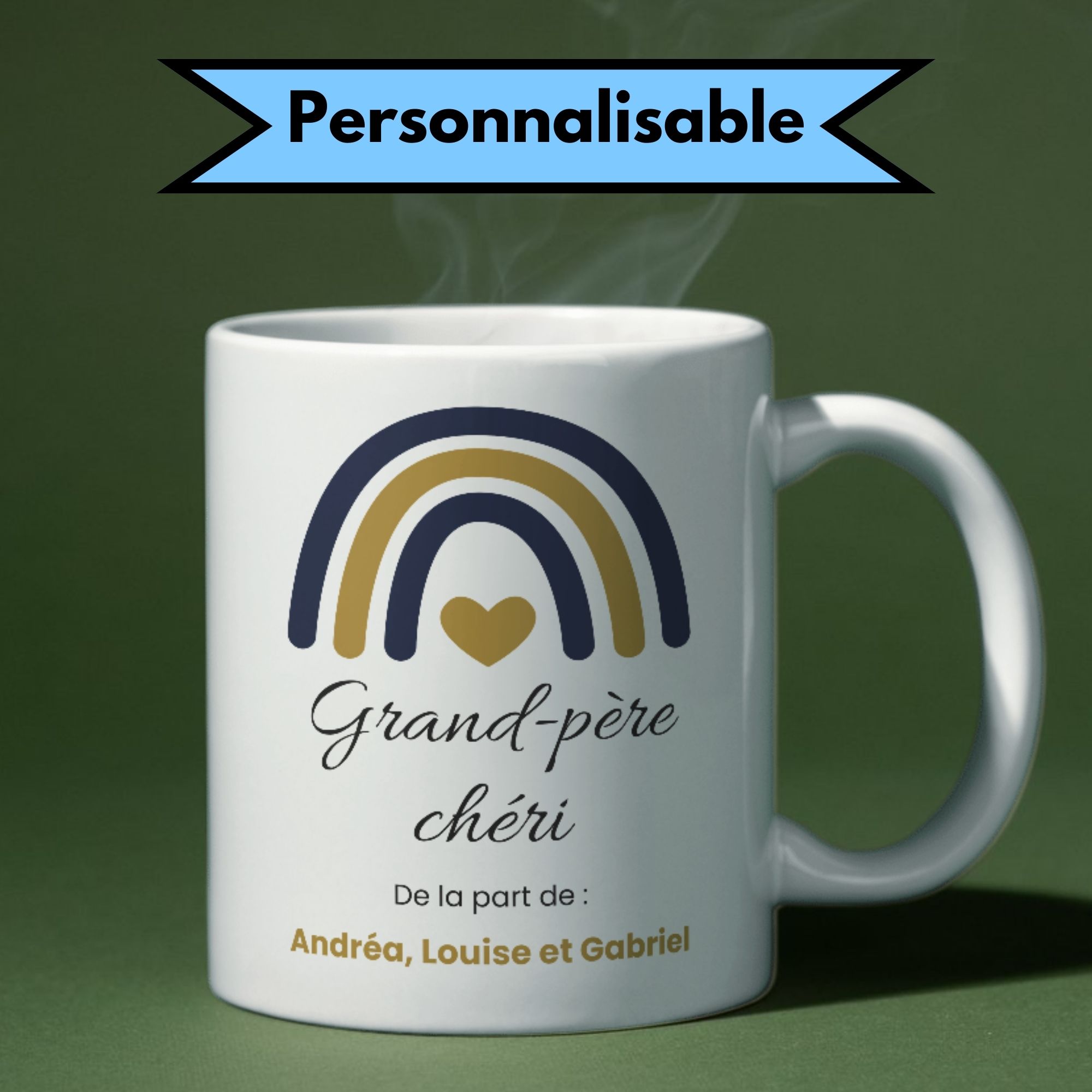 Mug Grand-Père Chéri Arc En Ciel 1 Mug Grand-Père Chéri Arc En Ciel