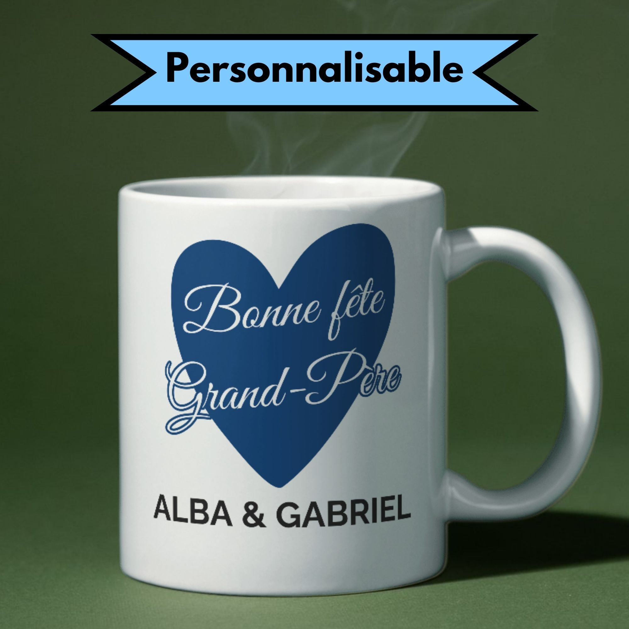 Mug Bonne Fête Grand-Père à Personnaliser 1 Mug Bonne Fête Grand-Père à Personnaliser