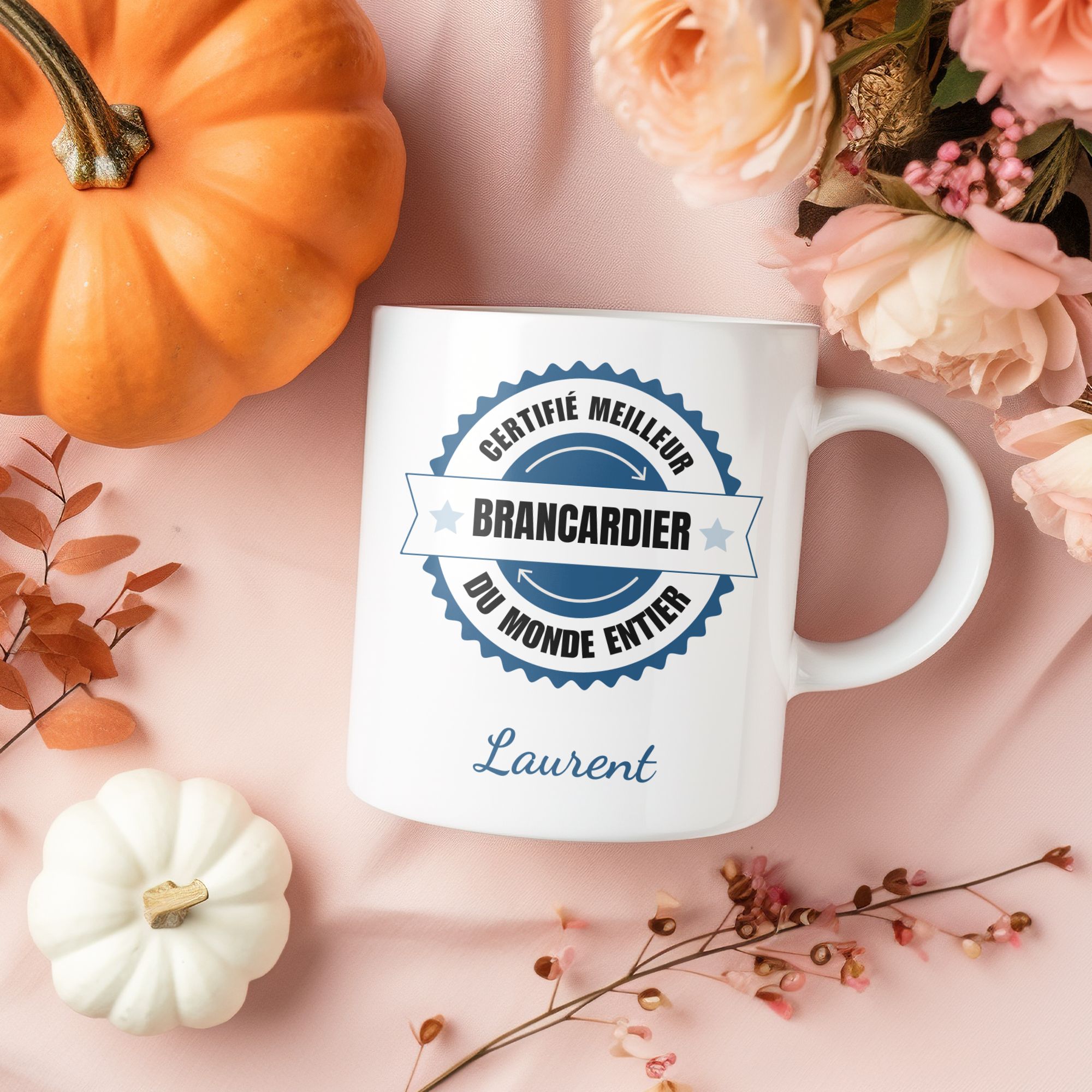 Mug Humour Certifié Meilleur Brancardier 2 Mug Humour Certifié Meilleur Brancardier – Image 2