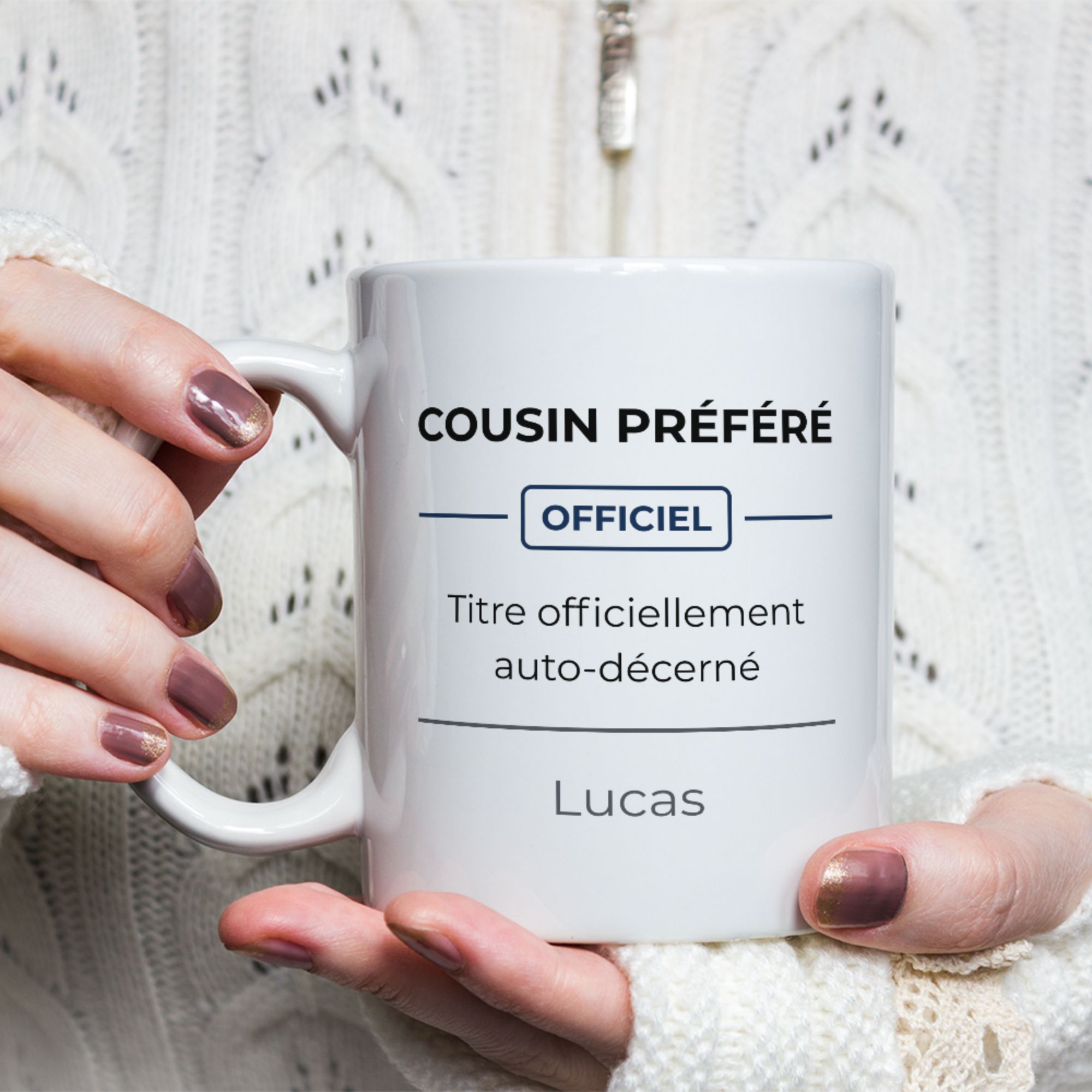 Mug Officiel Cousin préféré 1 Mug Officiel Cousin préféré