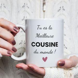 Mug Tu es la meilleure cousine
