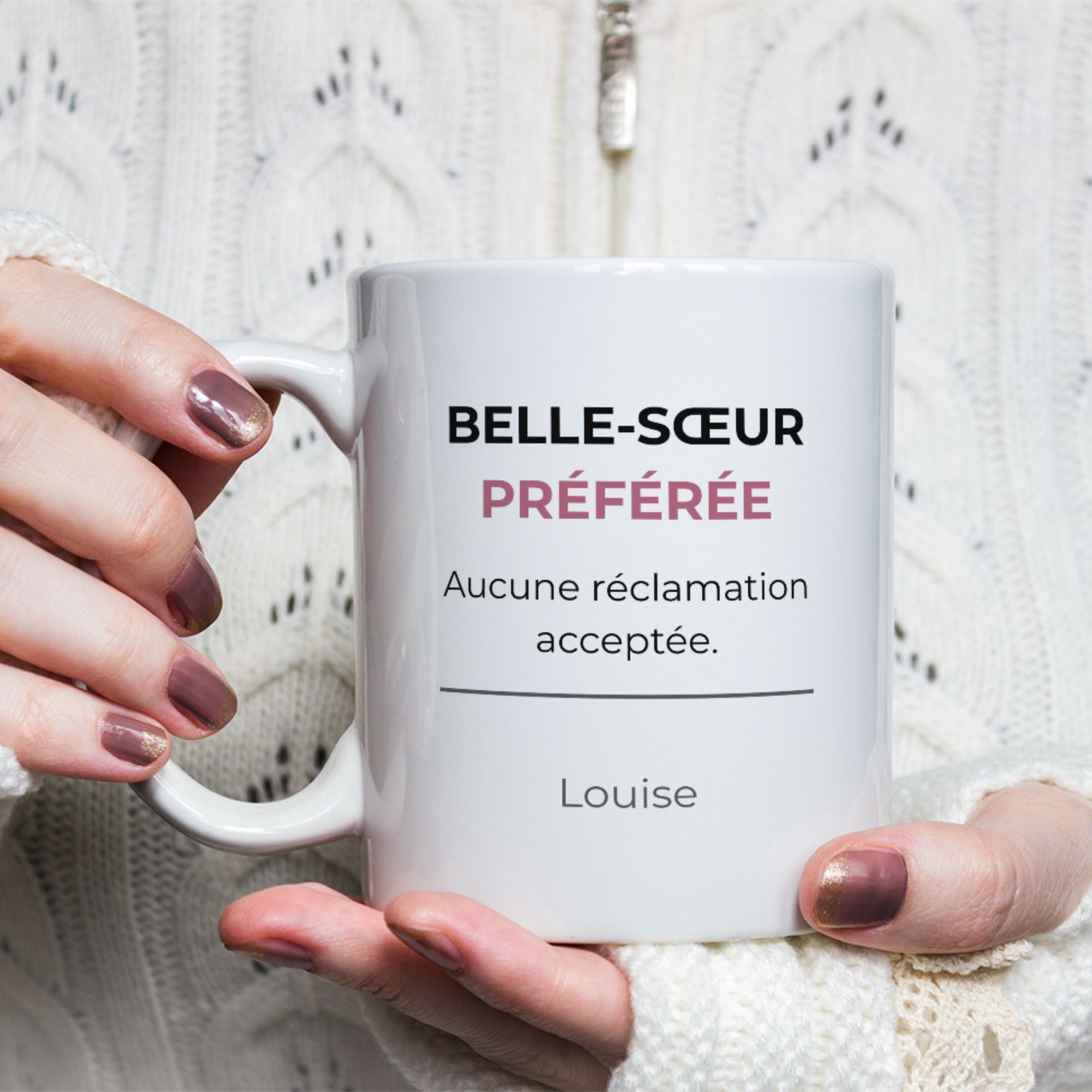 Mug Humour Belle-Sœur Préférée 1 Mug Humour Belle-Sœur Préférée