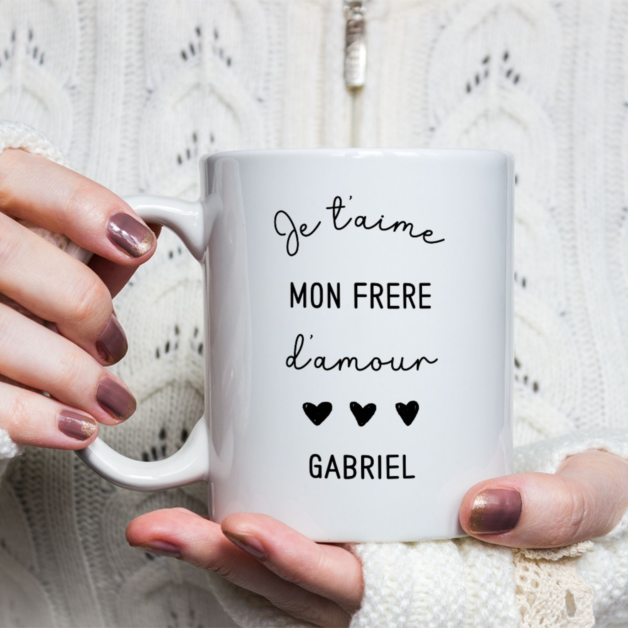 Mug Mon frère d'amour 2 Mug Mon frère d'amour – Image 2