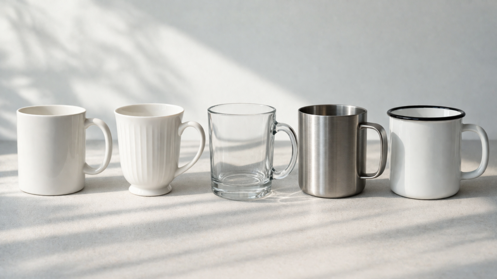 Quel est le meilleur matériau pour un mug