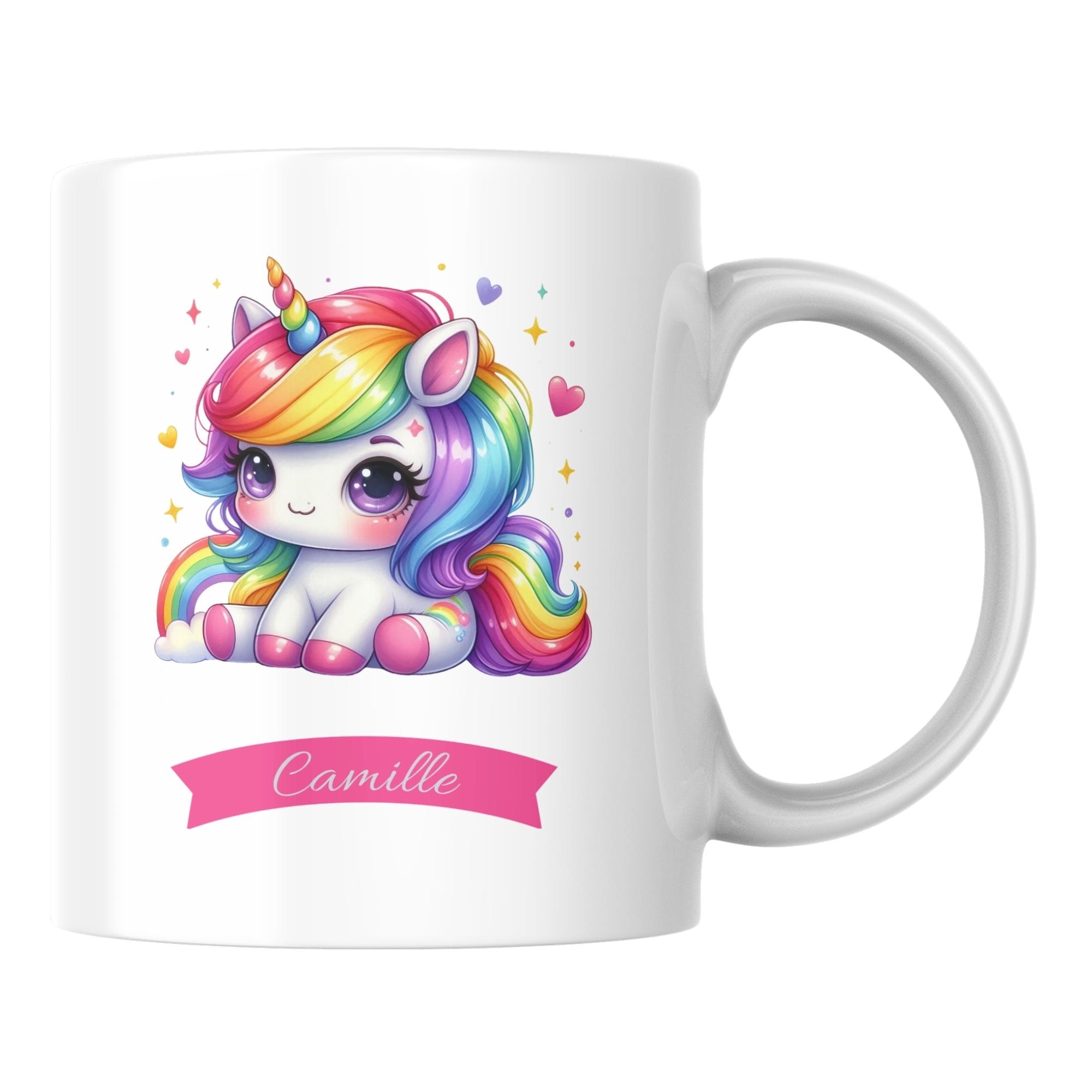 Mug Licorne Fantaisie Personnalisable 1 Mug Licorne Fantaisie Personnalisable