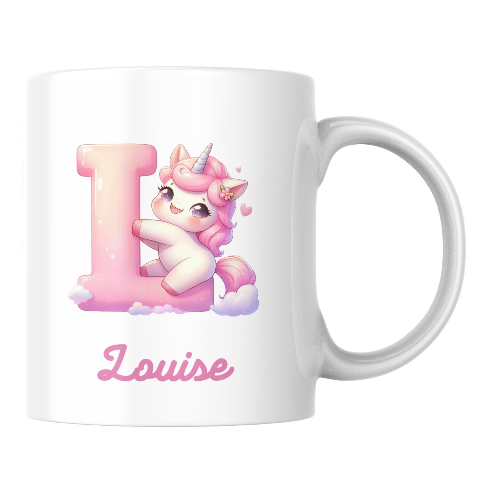 Mug Initiale Licorne Personnalisé Prénom 1 Mug Initiale Licorne Personnalisé Prénom