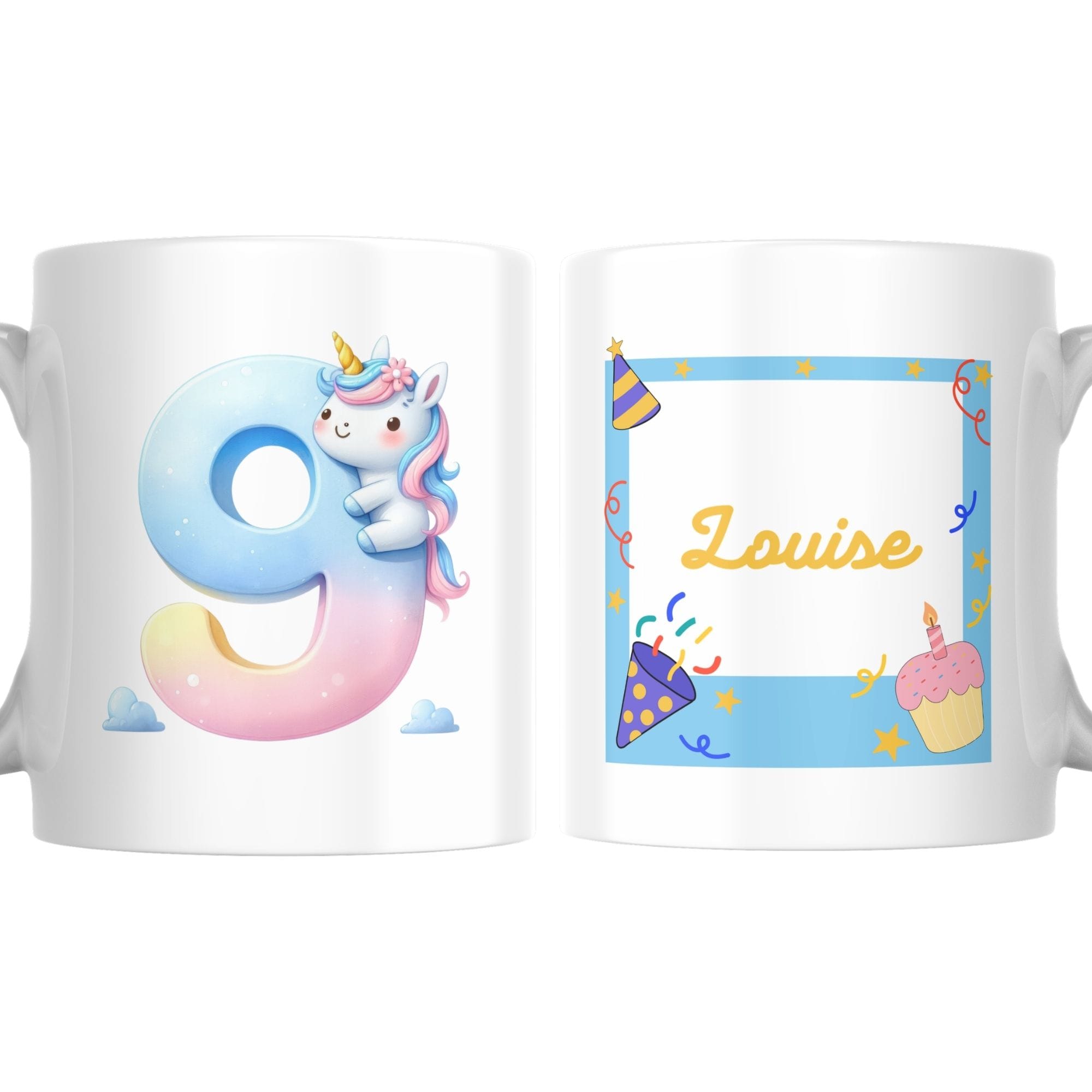 Mug Licorne Anniversaire Personnalisable 1 Mug Licorne Anniversaire Personnalisable