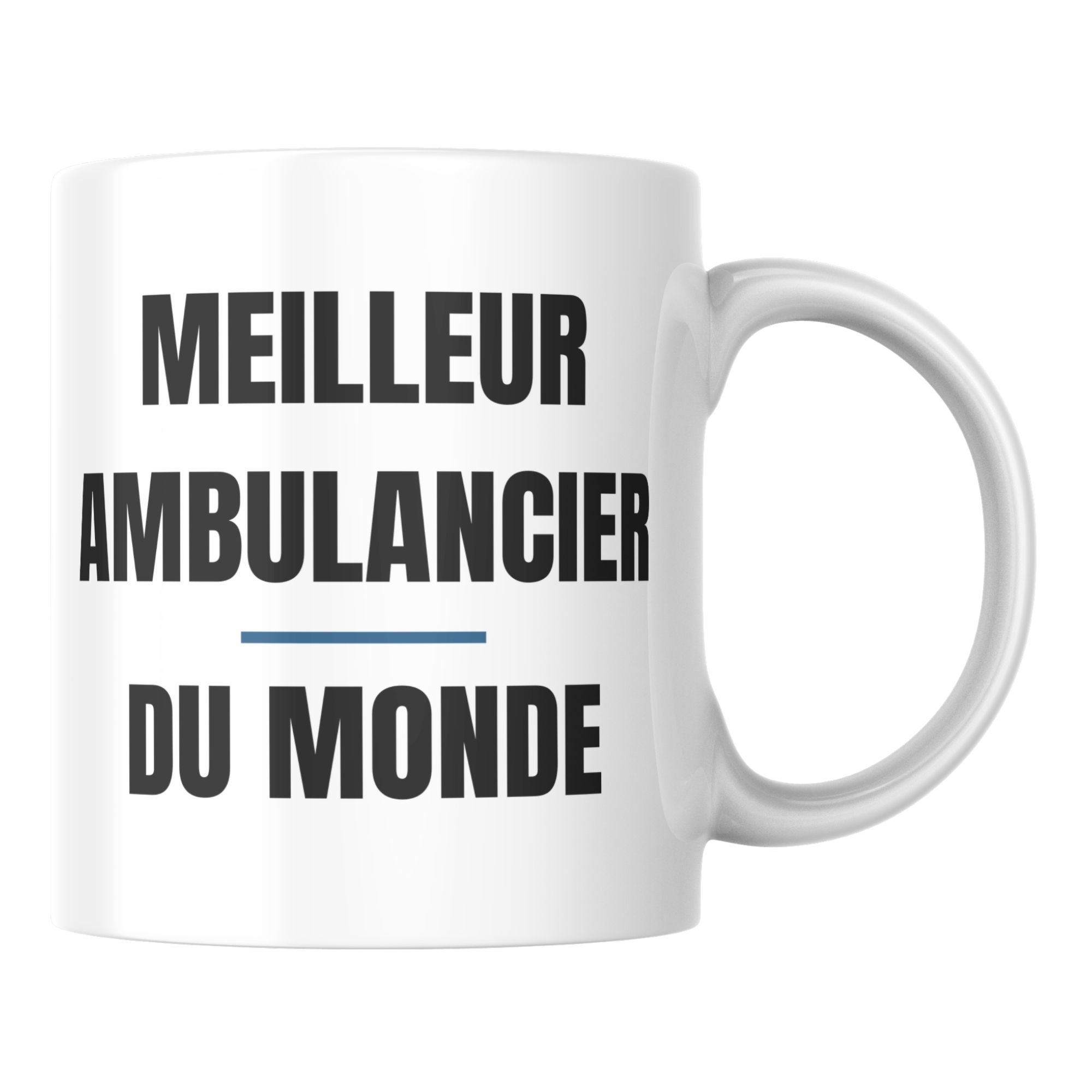 Mug Certifié Meilleur Ambulancier Du Monde 1 Mug Certifié Meilleur Ambulancier Du Monde