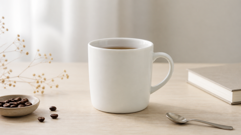 Taille mug ml - Comparatif des tailles de mug en ml avec tasse, mug standard et grand mug