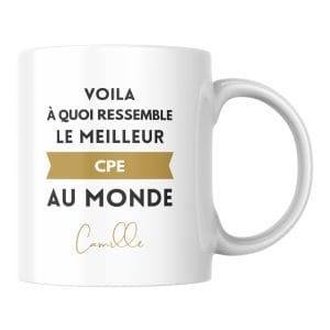 Mug personnalisé le meilleur CPE au monde