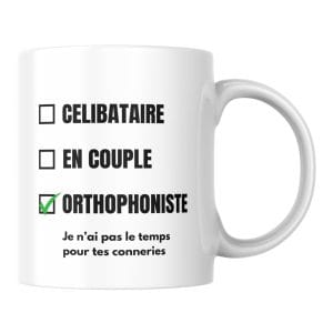 Mug humour Orthophoniste