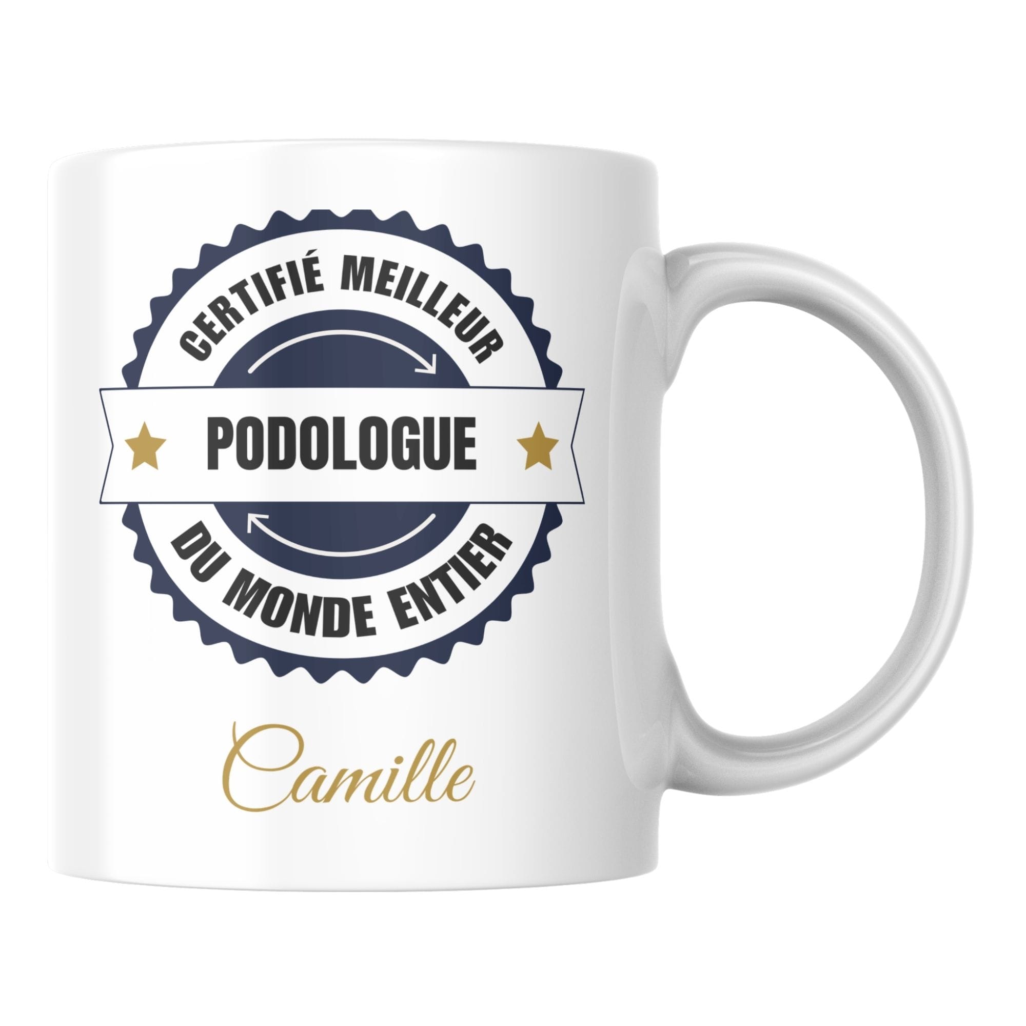 Mug certifié meilleur Podologue du monde 1 Mug certifié meilleur Podologue du monde