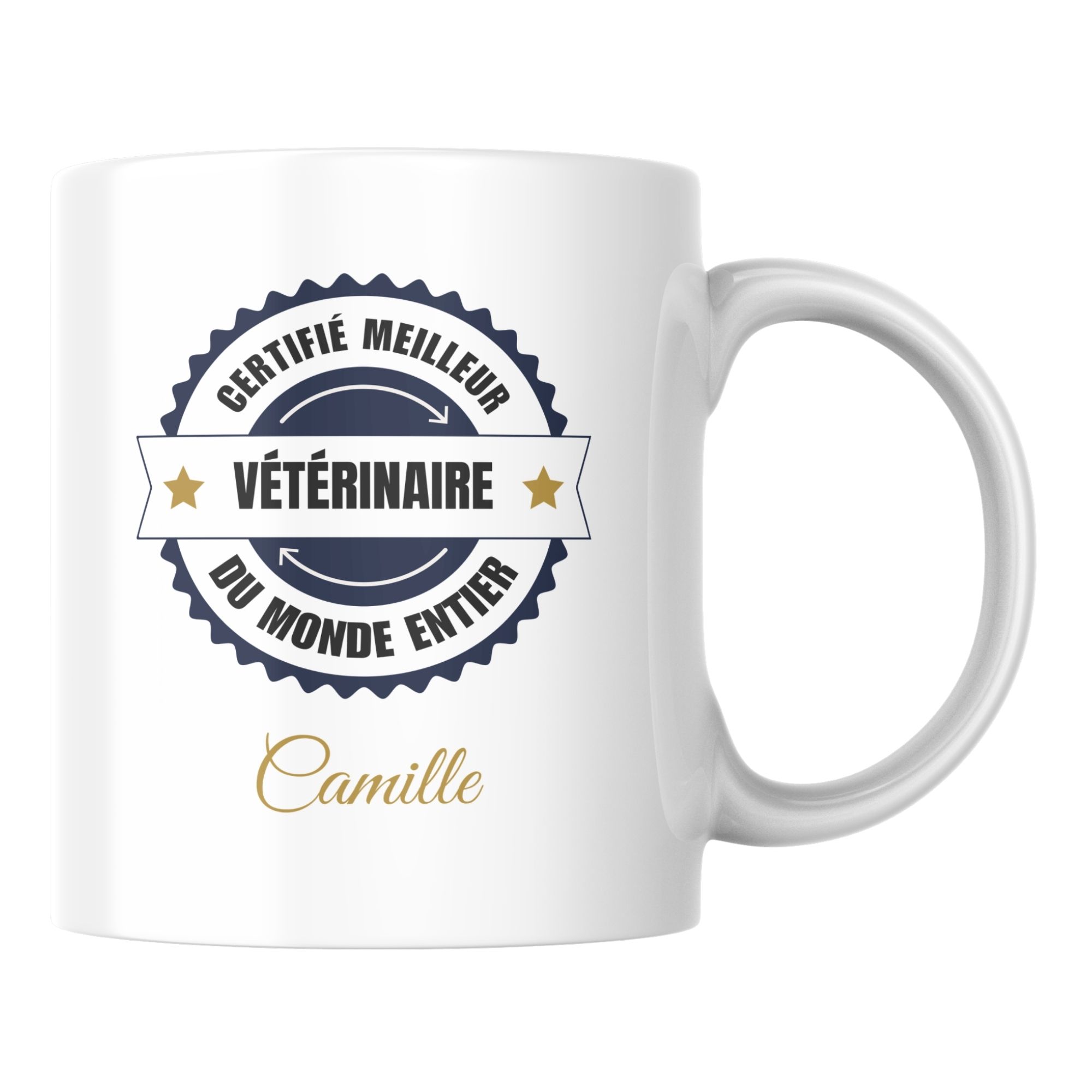 Mug certifié meilleur Vétérinaire du monde 1 Mug certifié meilleur Vétérinaire du monde