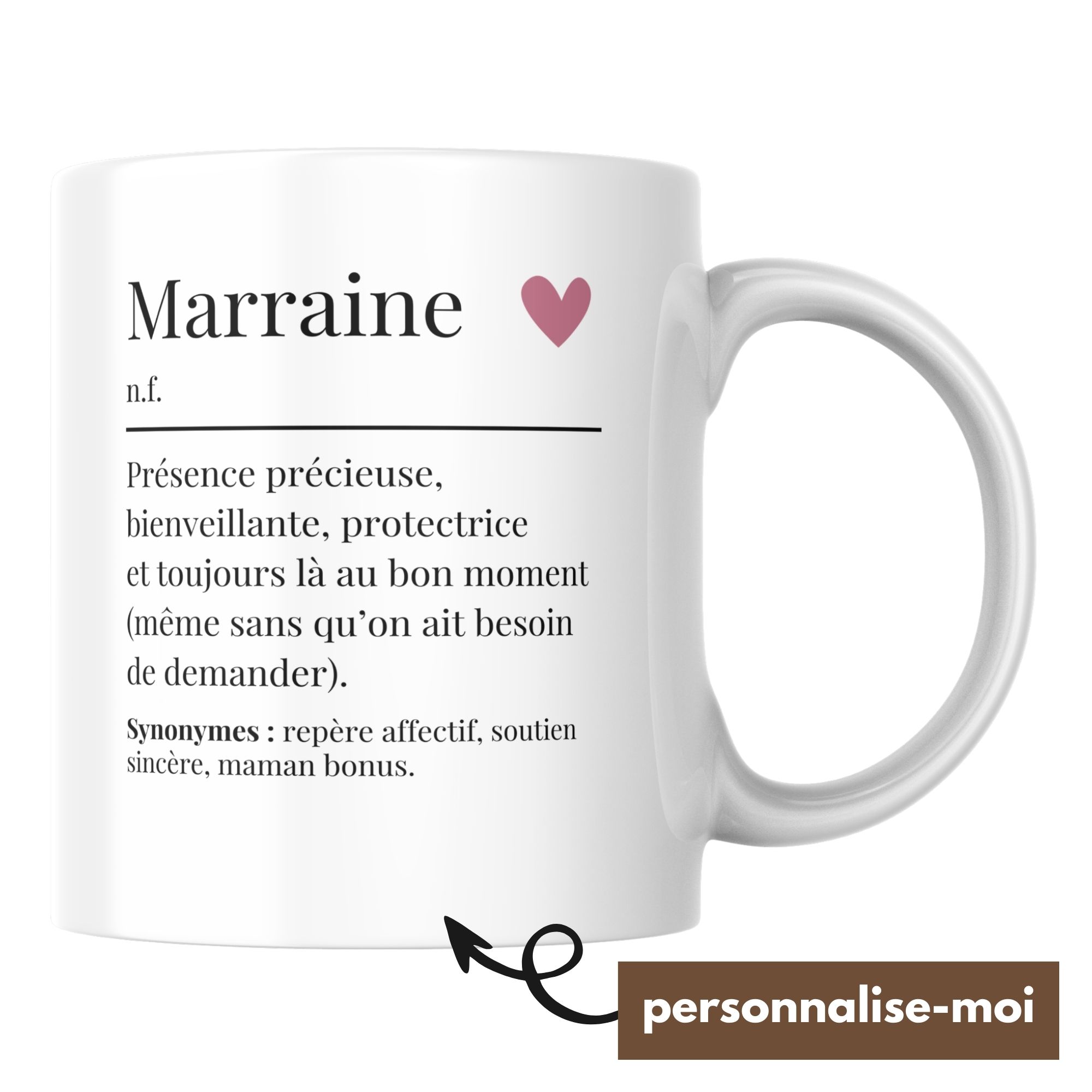 Mug Marraine définition à personnaliser 1 Mug Marraine définition à personnaliser