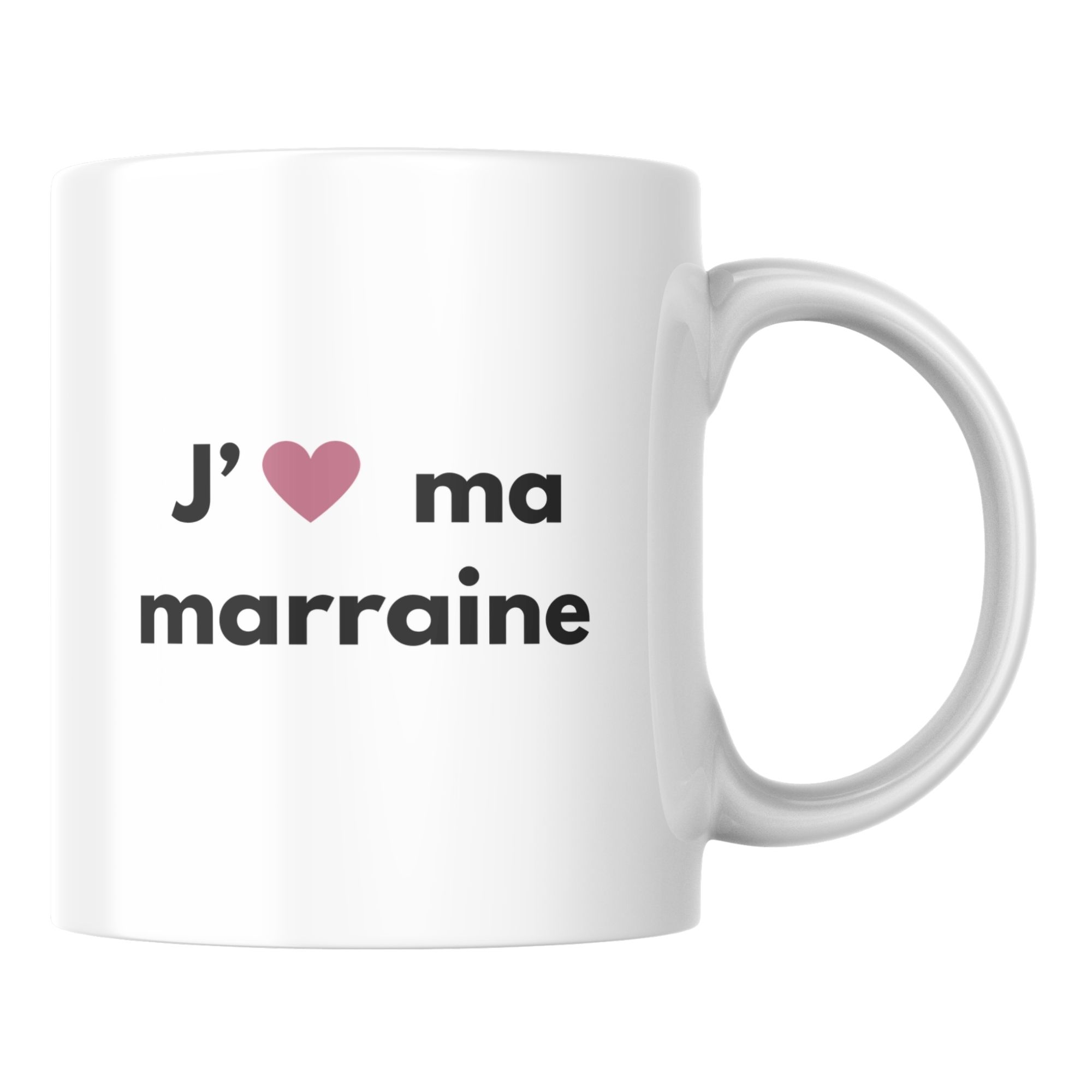 Mug j'aime ma marraine 1 Mug j'aime ma marraine