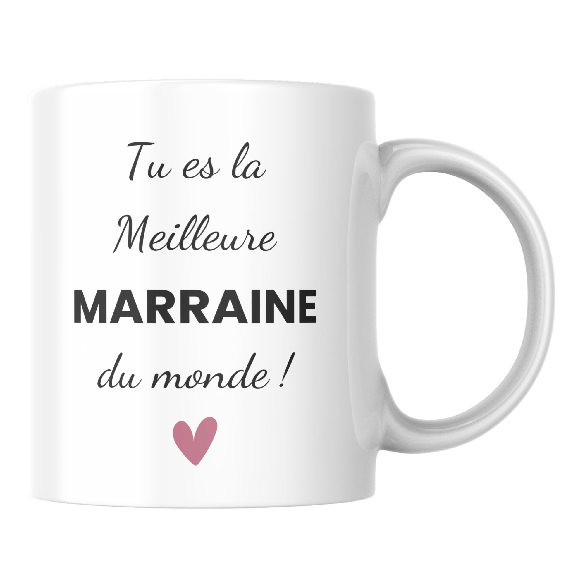Mug Tu es la meilleure marraine du monde 1 Mug Tu es la meilleure marraine du monde