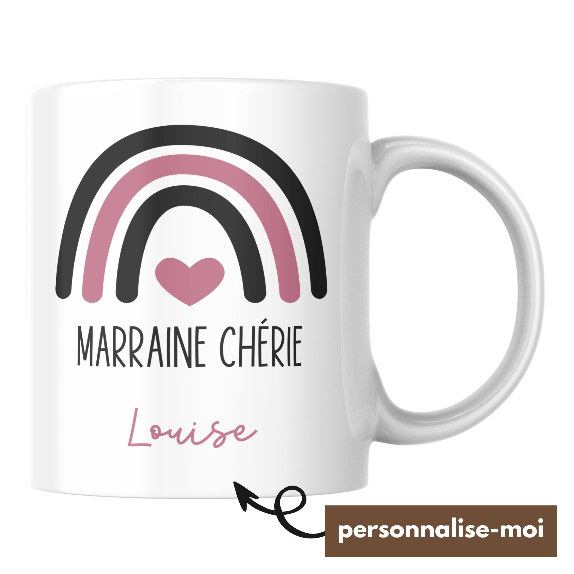 Mug personnalisé marrain chérie 1 Mug personnalisé marrain chérie
