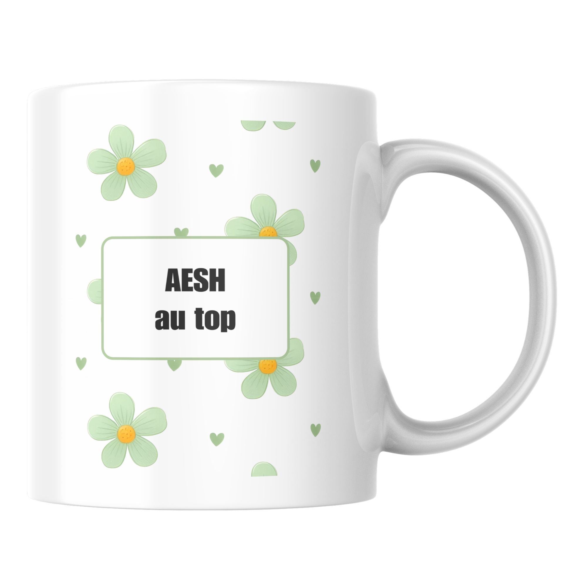 Mug fleuri AESH au top 1 Mug fleuri AESH au top
