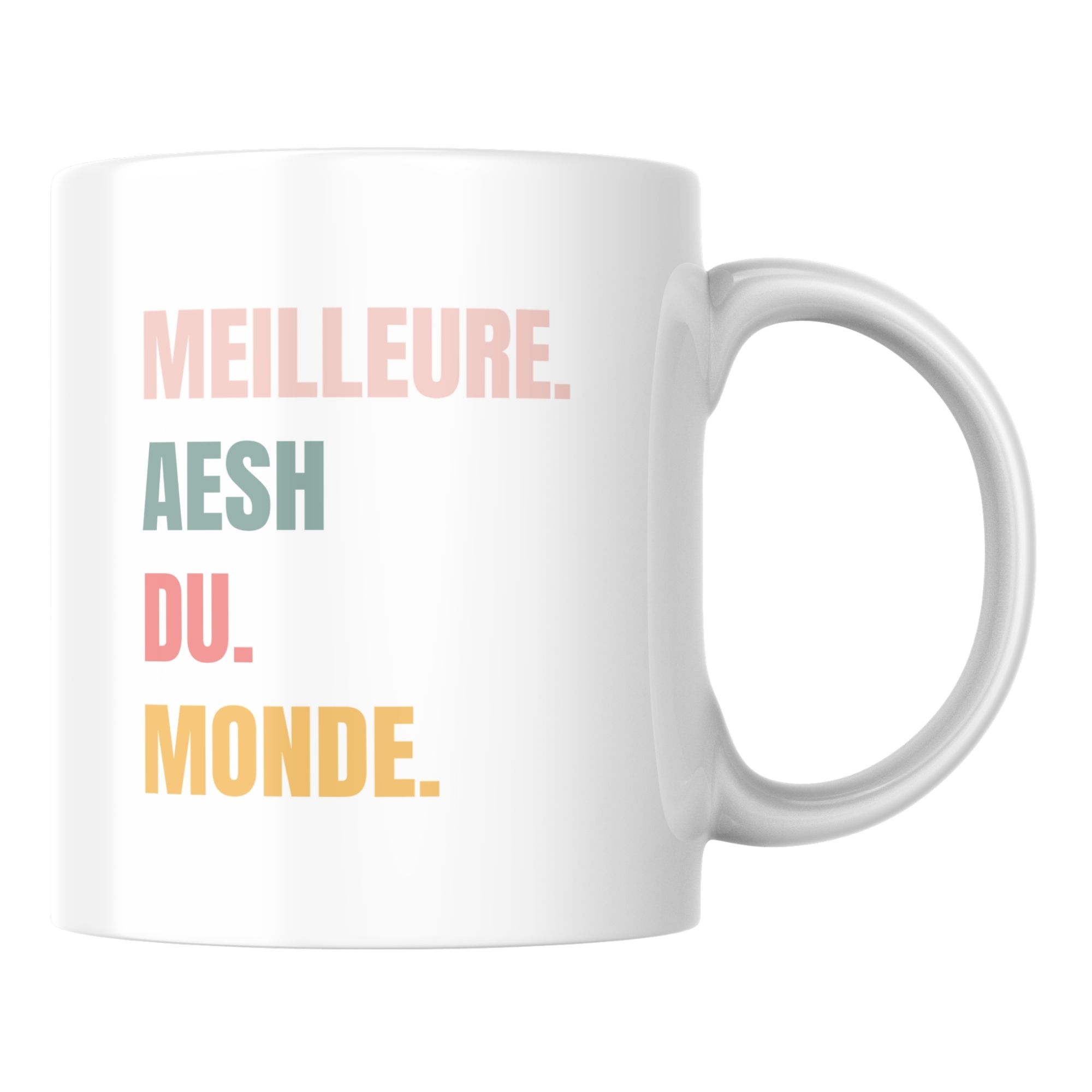 Mug original meilleur AESH du monde 1 Mug original meilleur AESH du monde