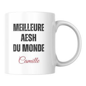 Mug personnalisé meilleur AESH du monde