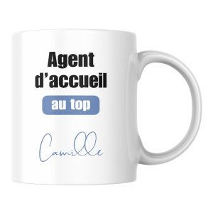 Mug Agent d’accueil au top