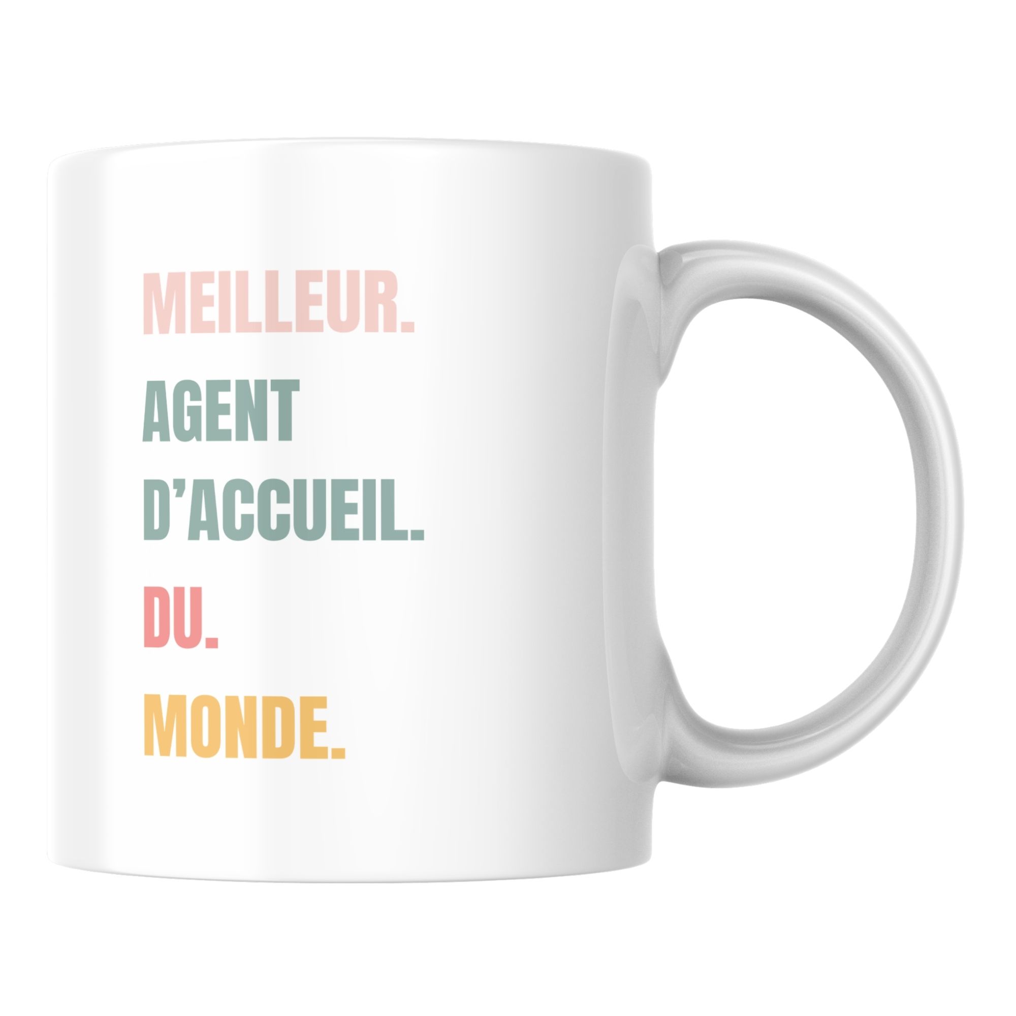Mug original meilleur Agent d’accueil du monde 1 Mug original meilleur Agent d’accueil du monde