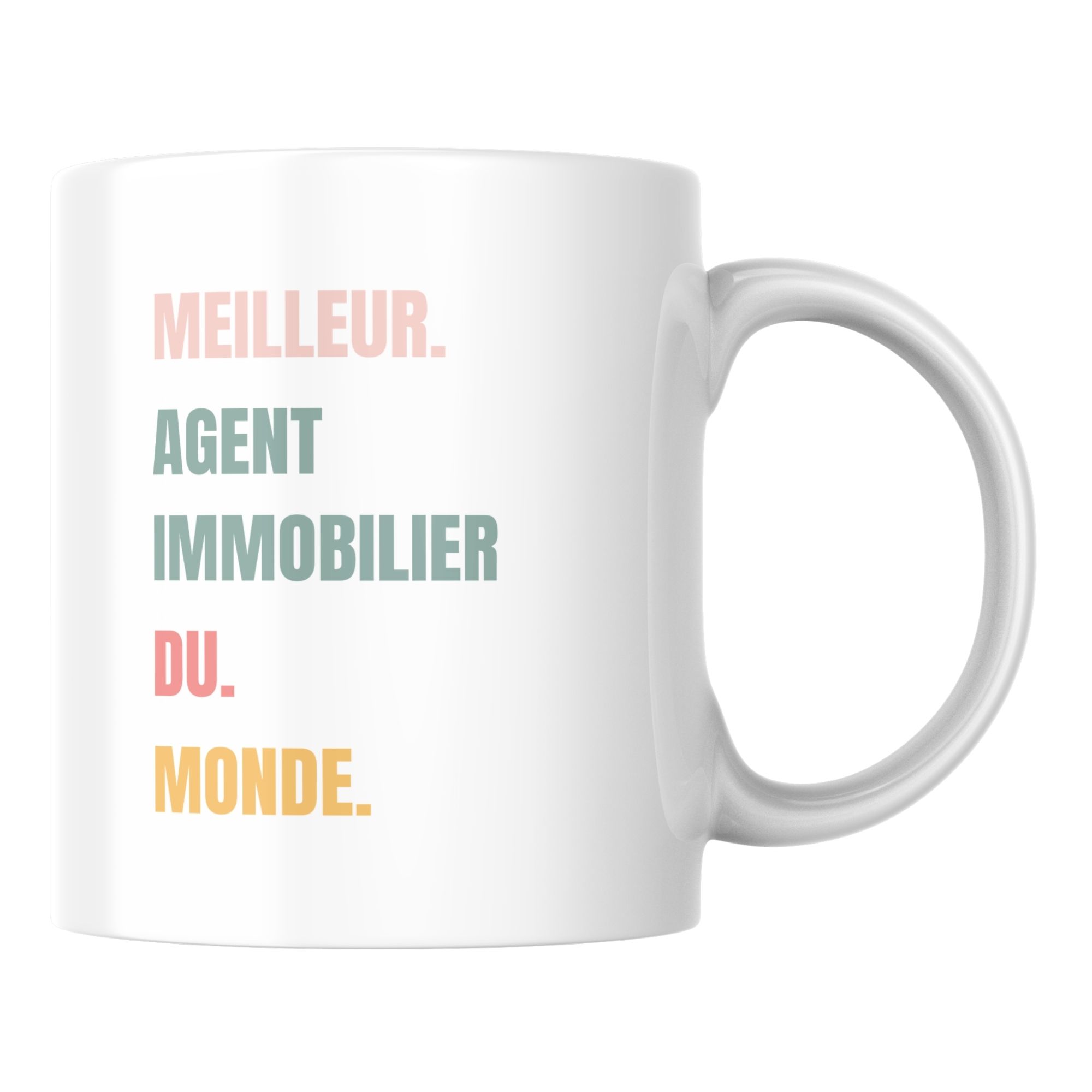 Mug original meilleur Agent immobilier du monde 1 Mug original meilleur Agent immobilier du monde