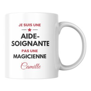 Mug Aide-soignante humour à personnaliser