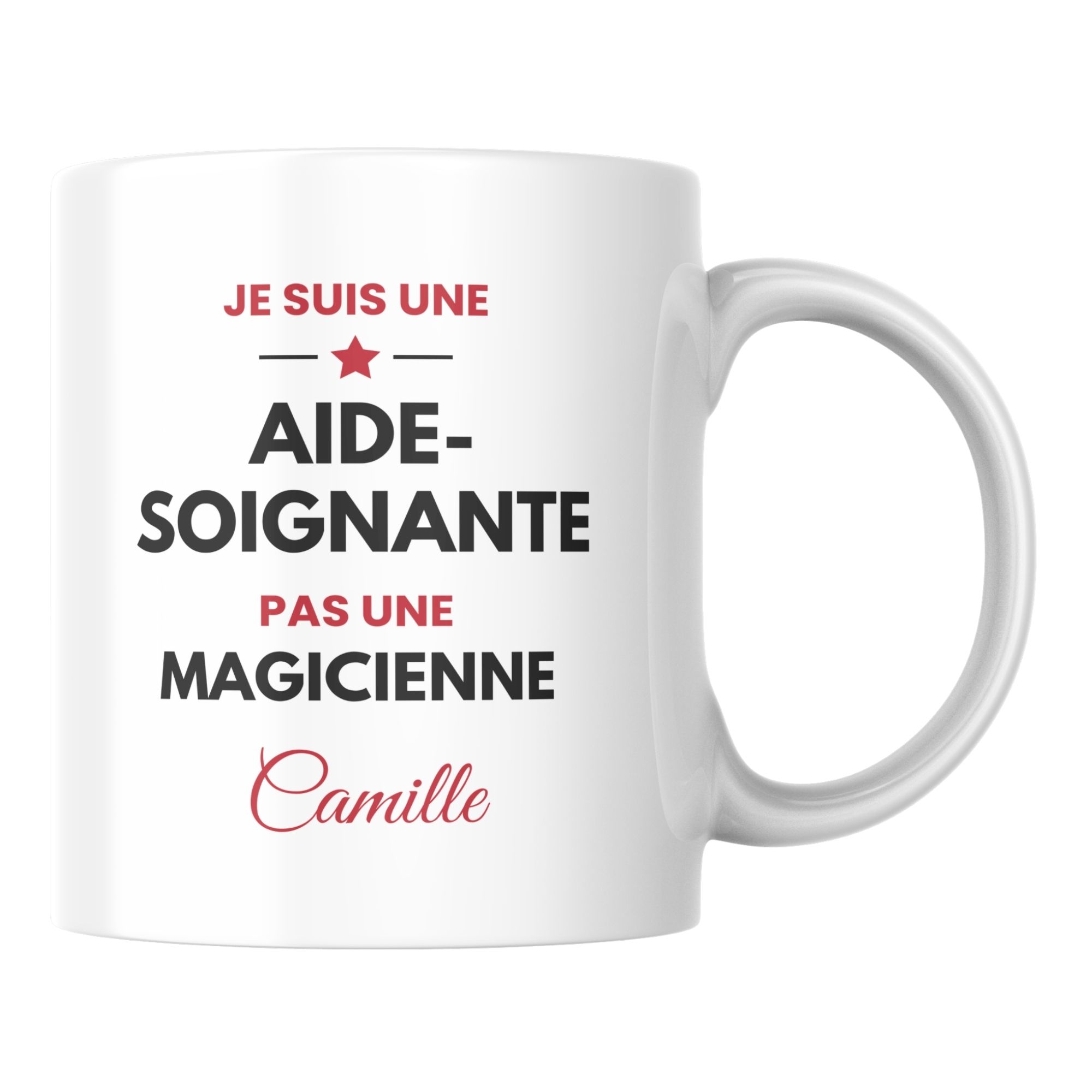 Mug Aide-soignante humour à personnaliser 1 Mug Aide-soignante humour à personnaliser