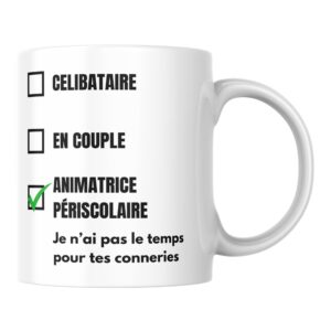 Mug humour Animatrice périscolaire