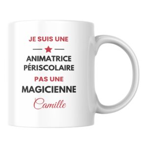 Mug Animatrice périscolaire humour à personnaliser