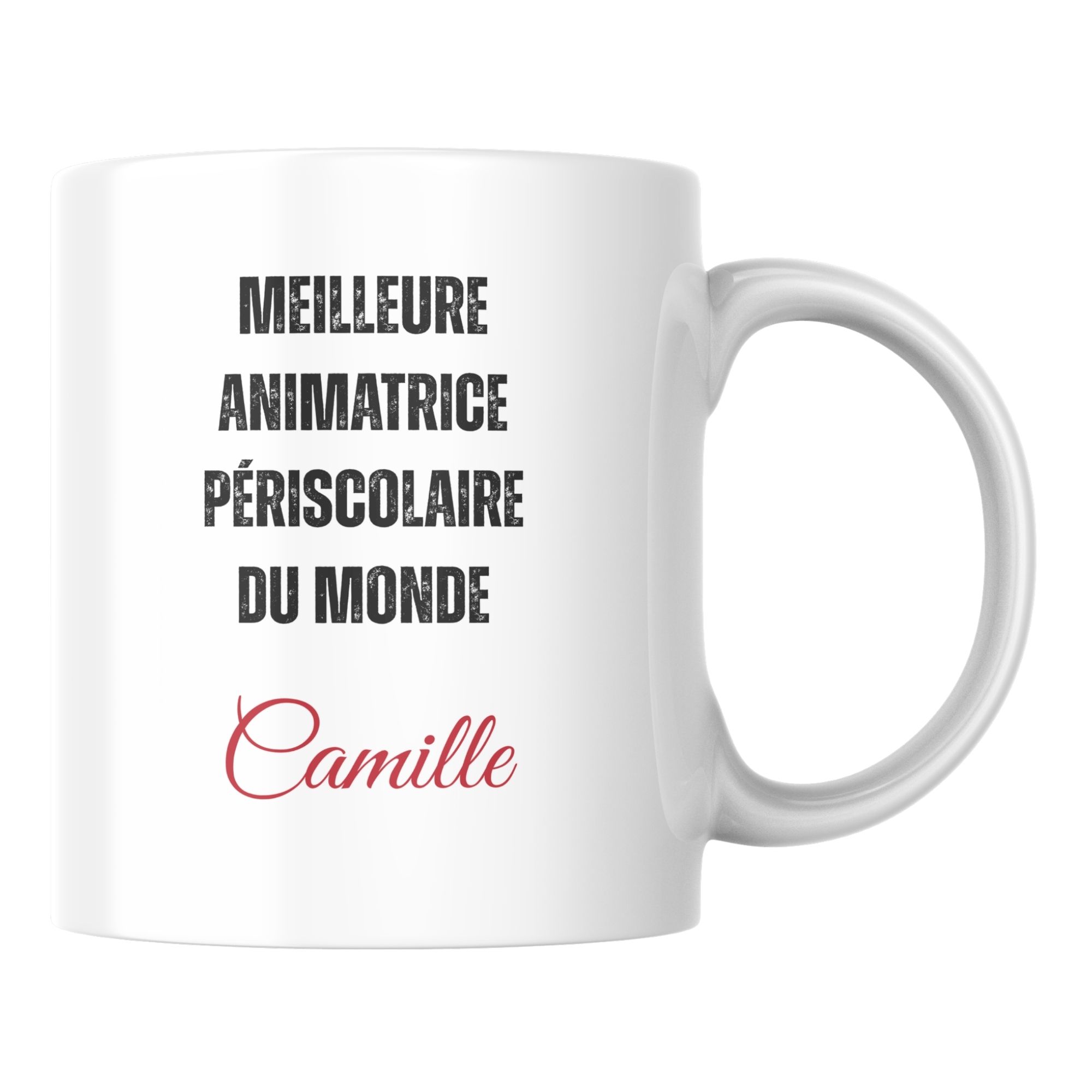 Mug personnalisé meilleur Animatrice périscolaire du monde 1 Mug personnalisé meilleur Animatrice périscolaire du monde