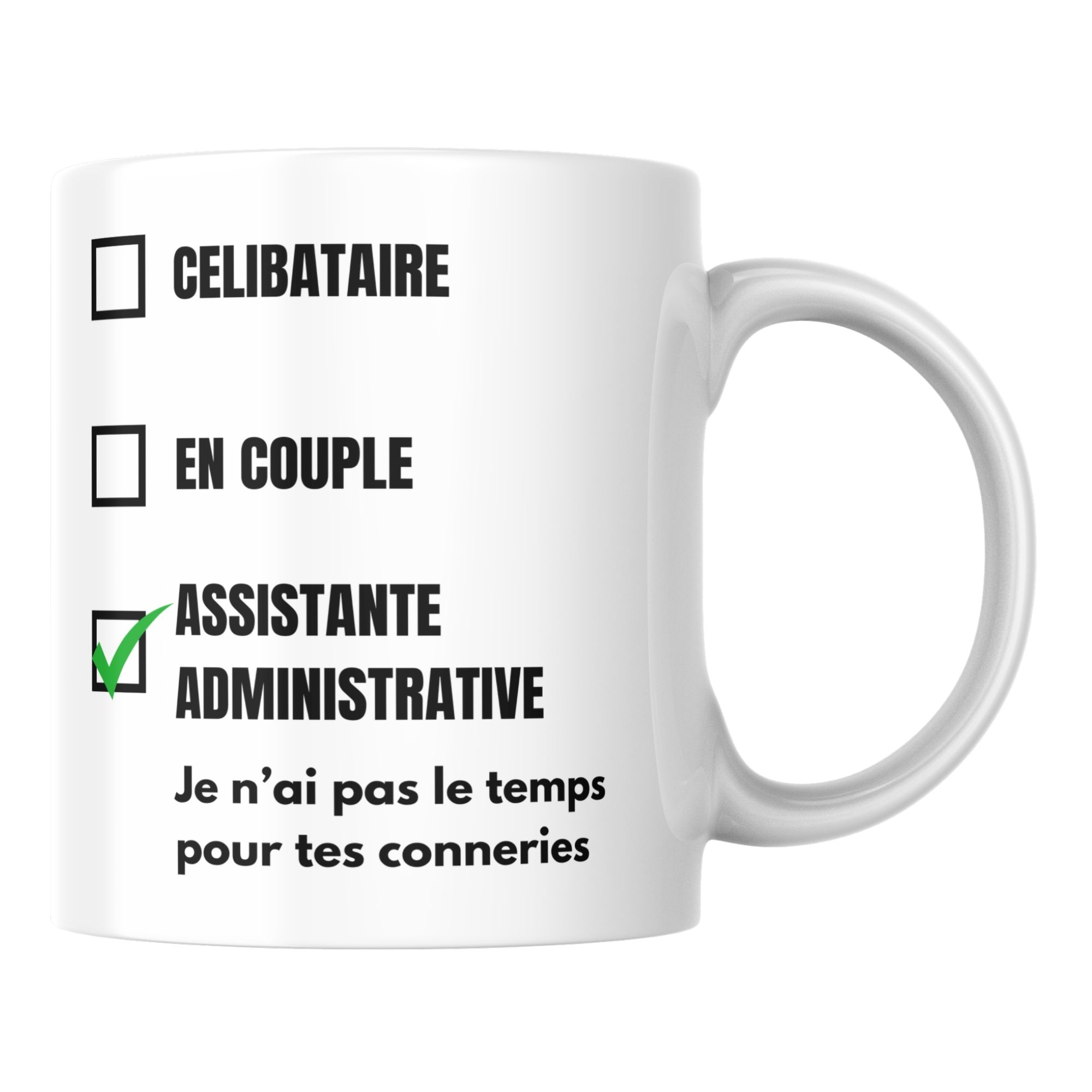 Mug humour Assistante administrative 1 Mug humour Assistante administrative