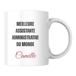 Mug personnalisé meilleur Assistante administrative du monde