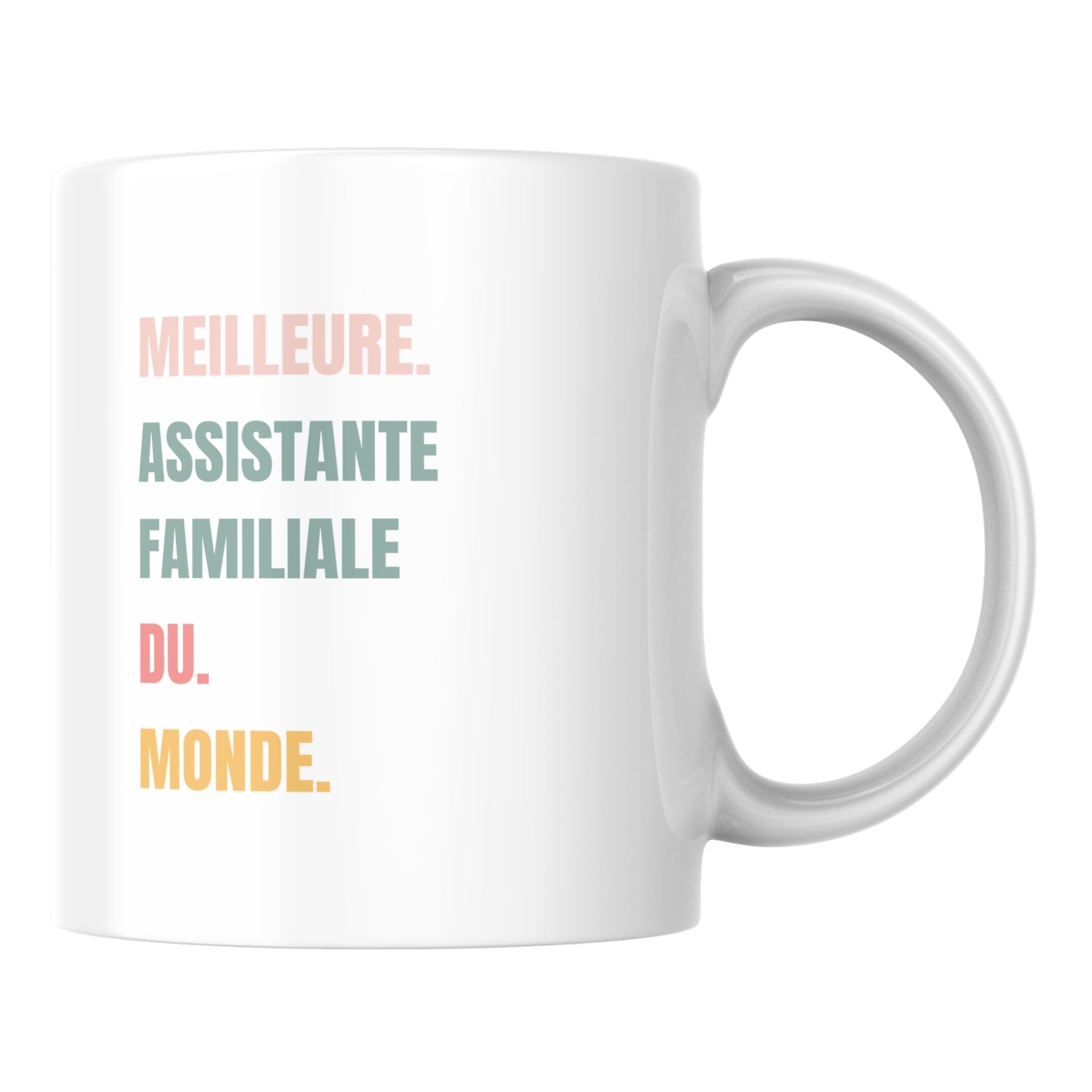 Mug original meilleur Assistante familiale du monde 1 Mug original meilleur Assistante familiale du monde