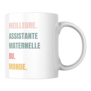 Mug original meilleur Assistante maternelle du monde