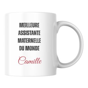 Mug personnalisé meilleur Assistante maternelle du monde