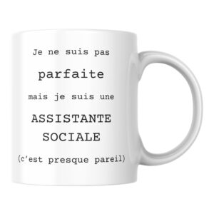 Mug Assistante sociale humour