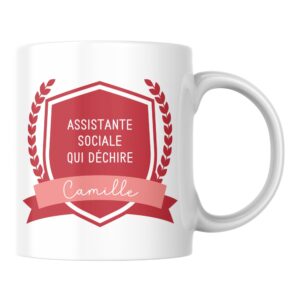 Mug Assistante sociale qui déchire