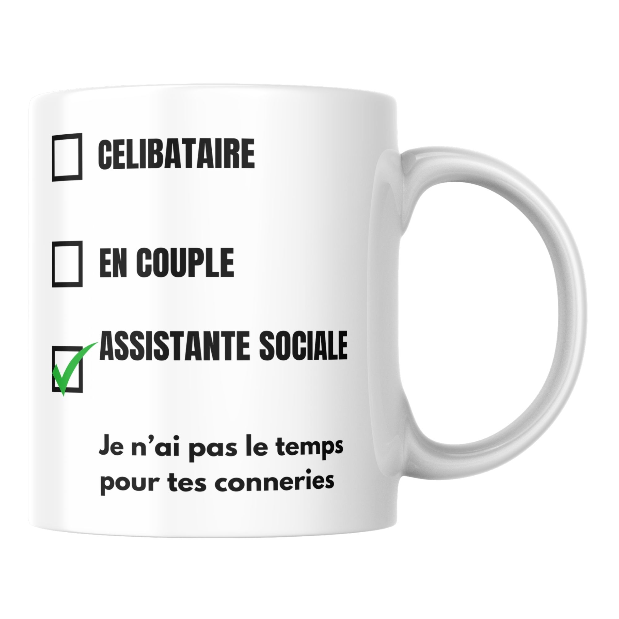 Mug humour Assistante sociale 1 Mug humour Assistante sociale