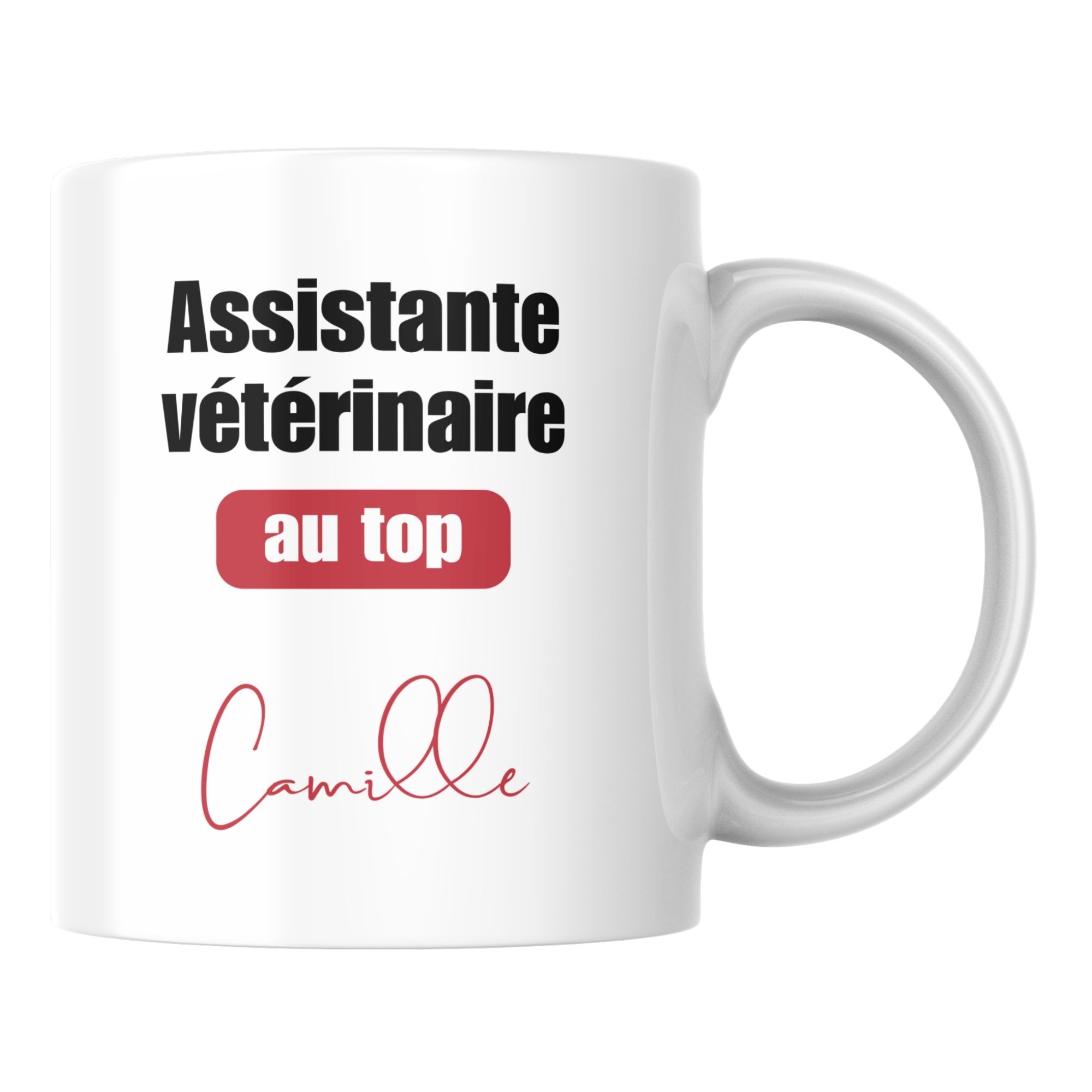 Mug Assistante vétérinaire au top 1 Mug Assistante vétérinaire au top