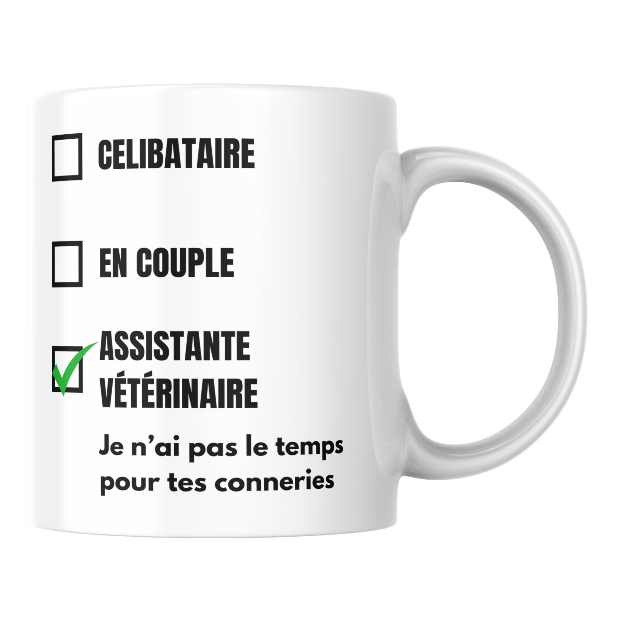 Mug humour Assistante vétérinaire 1 Mug humour Assistante vétérinaire