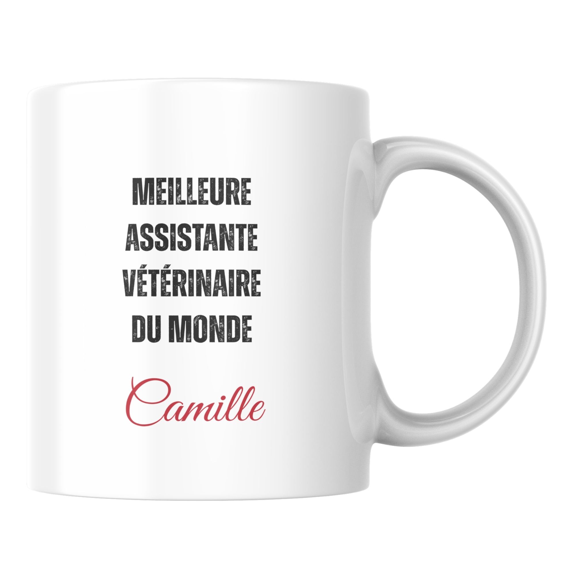 Mug personnalisé meilleur Assistante vétérinaire du monde 1 Mug personnalisé meilleur Assistante vétérinaire du monde