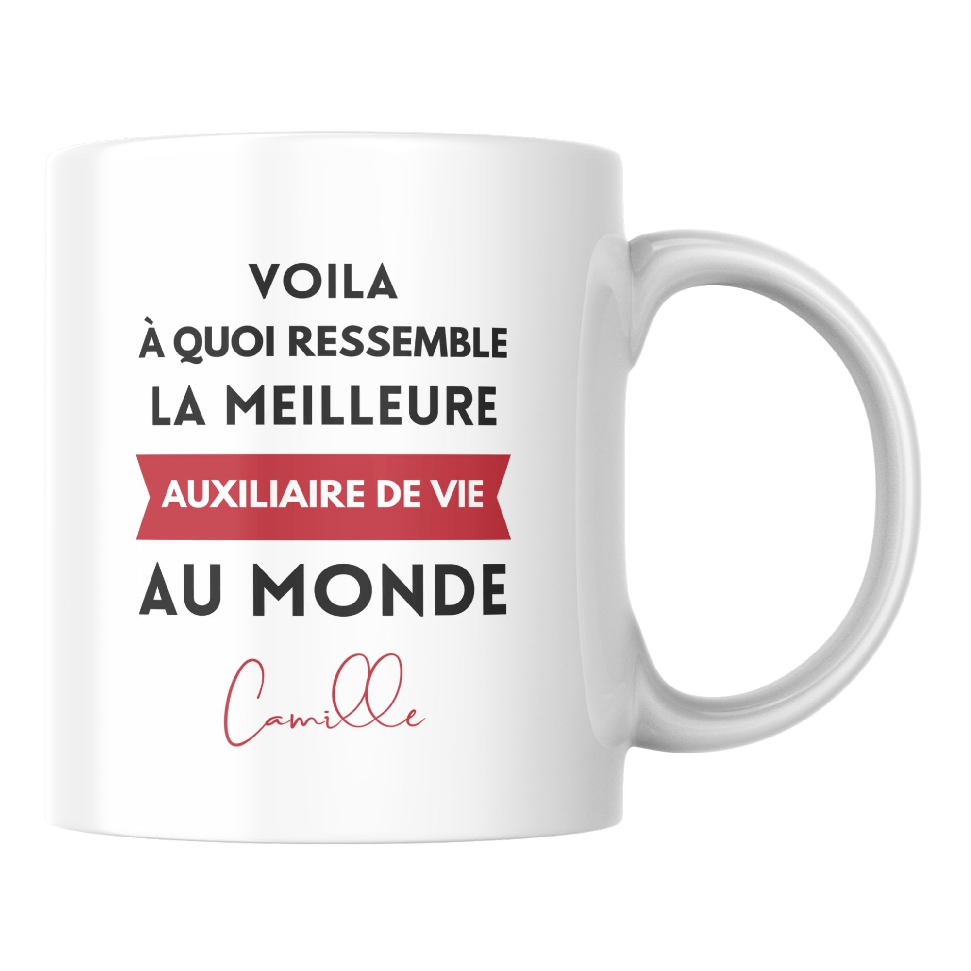 Mug personnalisé le meilleur Aide à domicile au monde 1 Mug personnalisé le meilleur Aide à domicile au monde